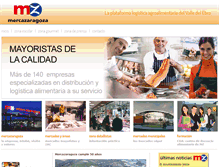 Tablet Screenshot of mercazaragoza.com